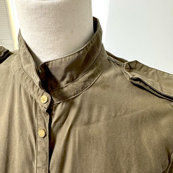 Zadig & Voltaire Tess Military Shirt GUC size M - Picture 8 of 15